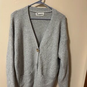 No Boundaries Light Gray Knit Sweater